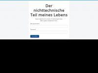 Screenshot des Blogs Der nichttechnische Teil meines Lebens