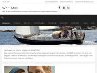Screenshot des Blogs Welt Ahoi