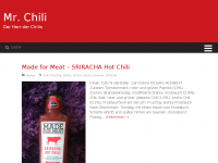 Screenshot des Blogs Mr. Chili