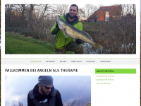 Screenshot des Blogs Angeln als Therapie