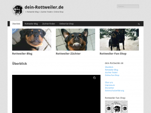 Screenshot des Blogs dein-Rottweiler.de