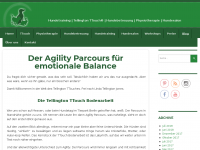 Screenshot des Blogs Tiere in Balance – Tellington TTouch für Hunde | Trainingstipps | Physiotherapie | Alltag mit Hund