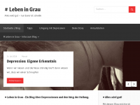 Screenshot des Blogs # Leben in Grau
