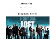 Screenshot des Blogs Intoseries