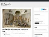 Screenshot des Blogs 182 Tage – Die Welt ist bunt
