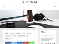 Screenshot des Blogs Zenum Opus: Der grosse Geschenke-Blog für Nerds