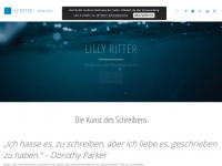 Screenshot des Blogs Lilly Ritter