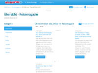 Screenshot des Blogs Urlaubspartner