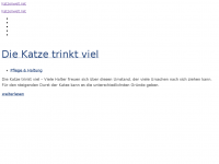 Screenshot des Blogs Katzenwelt
