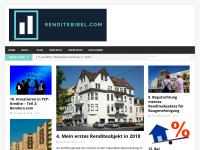 Screenshot des Blogs Renditebibel.com