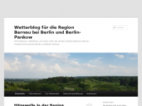 Screenshot des Blogs blog.wetter-schoenow.de