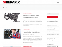 Screenshot des Blogs Reparix Blog