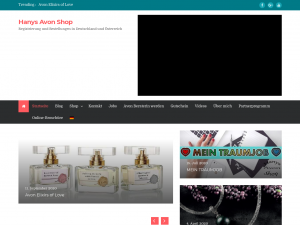 Screenshot des Blogs https://hanysavonshop.universalecke.eu/