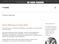 Screenshot des Blogs Sannes Block