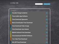 Screenshot des Blogs U-Star.de | UltraStar, der SingStar Klon für den PC
