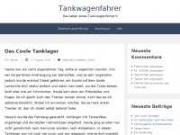 Screenshot des Blogs Tankwagenfahrer -Das leben eines Tankwagenfahrer’s