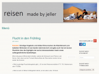 Screenshot des Blogs reisen made by jeller