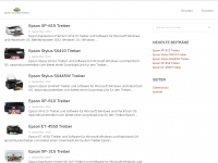 Screenshot des Blogs Epson DruckerTreiber