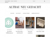 Screenshot des Blogs Altbau neu gedacht