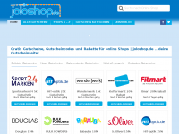 Screenshot des Blogs joloshop.de …deine Gutscheinseite