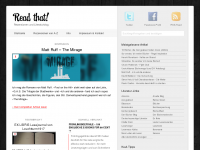 Screenshot des Blogs Read that!