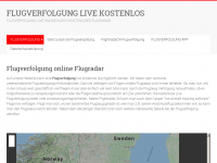 Screenshot des Blogs Flugverfolger