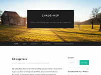 Screenshot des Blogs Chaos-Hep