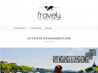 Screenshot des Blogs Fravely