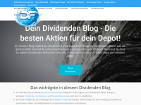 Screenshot des Blogs Dividendenfluss