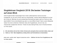 Screenshot des Blogs alle-singleboersen