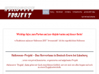 Screenshot des Blogs Halloween-Projekt