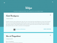 Screenshot des Blogs Mehr Witze