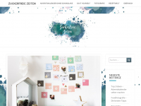 Screenshot des Blogs Zuckerfreie Zeiten