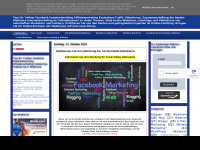 Screenshot des Blogs Tips für Twitter Facebook Sozialnetworking Afiliatemarketing Kostenlose Videokurse & Webinare
