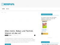 Screenshot des Blogs nerdpapa.de