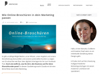 Screenshot des Blogs Grafikdesign-Blog: Tipps & Tricks zum Thema Grafikdesign