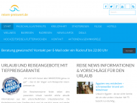 Screenshot des Blogs Reisen-Preiswert.de