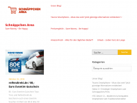 Screenshot des Blogs Schnäppchen Area