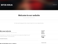 Screenshot des Blogs Witze-Ninja