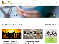 Screenshot des Blogs Achtsamkeit4Life – Blog Achtsamkeit