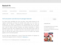 Screenshot des Blogs Basisch Fit