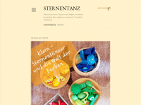 Screenshot des Blogs Sternentanz