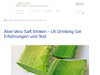 Screenshot des Blogs Belleso LR-Blog