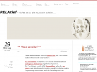 Screenshot des Blogs RELAtief