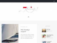 Screenshot des Blogs Sailrivercafe