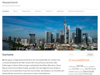 Screenshot des Blogs Hessentrend – Quer durch Hessen für Hessen!