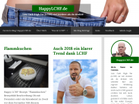 Screenshot des Blogs Happy LCHF | Low Carb High Fat (LCHF) Ernährung