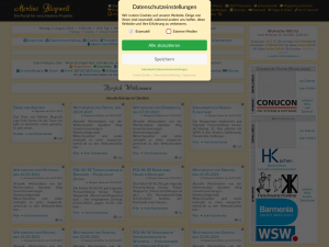 Screenshot des Blogs Merlins Blogwelt