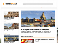 Screenshot des Blogs Dresden Ausflugsziele