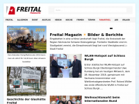 Screenshot des Blogs Freital Magazin